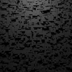 Abstract Black Geometric Shapes Background Texture. Modern and Minimalistic Concept Design