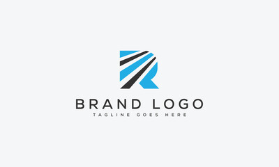 letter R logo design vector template design for brand.