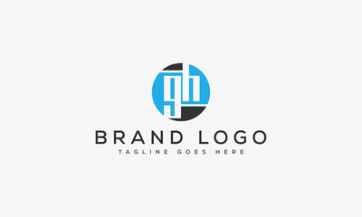 letter GH logo design vector template design for brand.