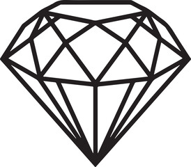 diamond illustration, diamond icon set