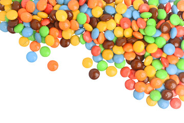 colorful chocolates candy on transparent background PNG