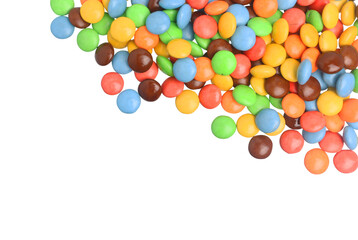 colorful chocolates candy on transparent background PNG