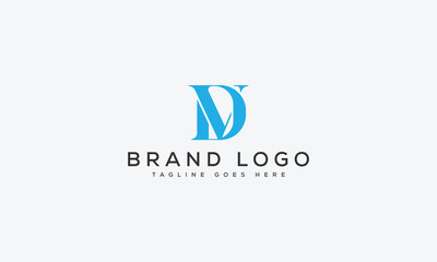 letter DV logo design vector template design for brand.