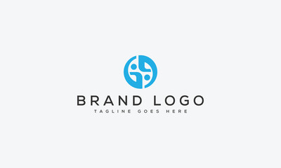letter GG logo design vector template design for brand.