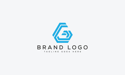letter GG logo design vector template design for brand.
