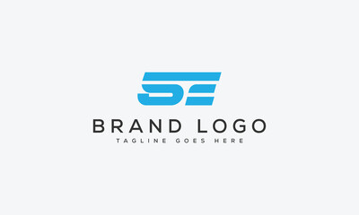 letter SE logo design vector template design for brand.