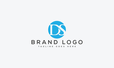 letter DS logo design vector template design for brand.