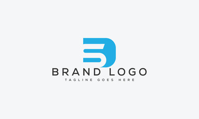 letter DS logo design vector template design for brand.