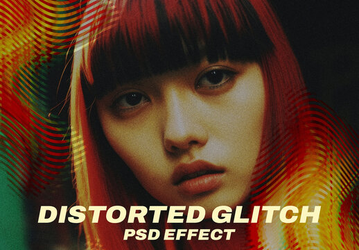 Distorted Glitch PSD Effect
