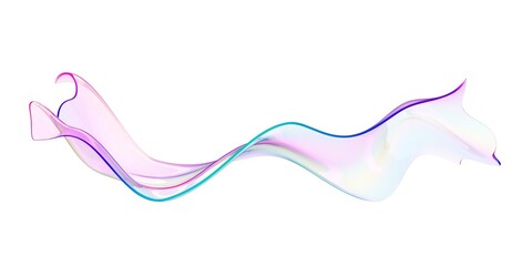 Beautiful abstract colorful glass pattern. Clear glass wave background