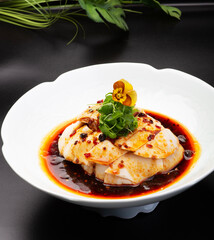 Chinese food, mouth-watering chicken, a typical Chinese Sichuan specialty