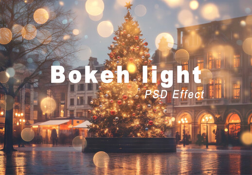 Light Bokeh PSD Effect