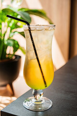 summer cocktail on the table