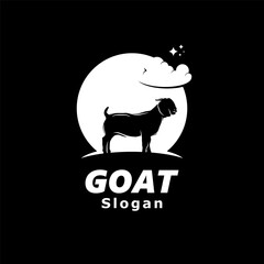 Goat Logo Template Design Vector