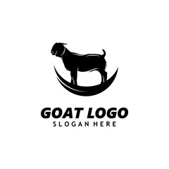 Goat Logo Template Design Vector