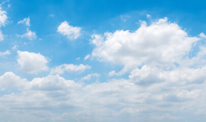 Blue sky with cloud background