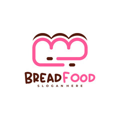 Bread Food logo vector template, Creative Bread logo design concepts