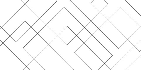 Abstract industrial Design random lines black on white background.Geometric seamless minimalist pattern with straight lines design.luxury black geometric random chaotic lines.squares and triangle line