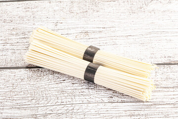 Asian cuisine - raw udon noodle