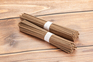 Asian aw soba bukwheat noodle
