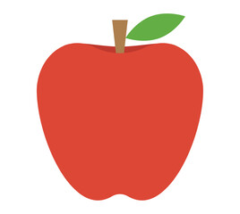 赤いリンゴのベクターイラスト