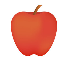 赤いリンゴのベクターイラスト