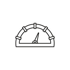 temperature indicator icon illustration