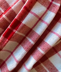 Rough fabric is good for the background