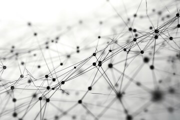 Cutting-edge technology in data science revolutionizes the future of analytics, Network's signal white digital background, AI generated