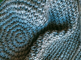 Rough fabric is good for the background