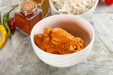 Indian cuisine - chicken butter masala