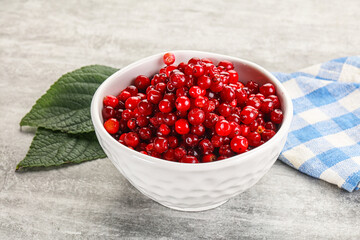 Ripe sweet wild organic cowberry