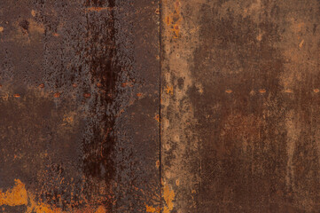 Rusty worn metal iron steel surface texture background with corrosion