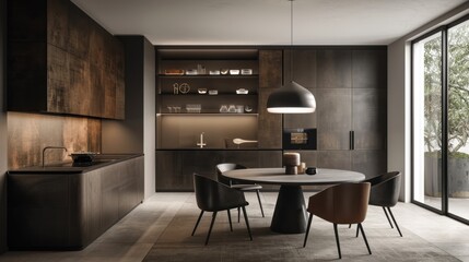 Contemporary home interiors blend modern elements with fluidity and evolving trends, creating a dynamic and less rigid style that embraces the latest in design.
