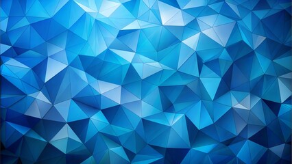 simple blue polygon background, abstract