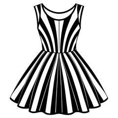 Female Dress,Woman Dress icon vector silhouette art vector illustration bundle set.