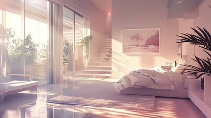 modern minimalist bedroom