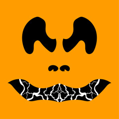 Halloween scary face.