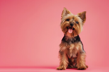 Cute and friendly Yorkshire Terrier puppy