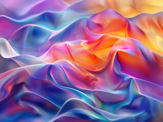 Obraz premium Enchanting abstract colorful visuals for product marketing