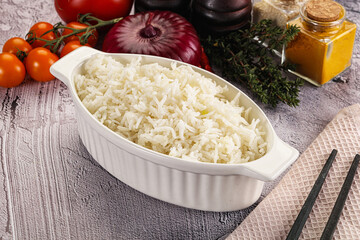 Indian cuisine Steamed basmati rice