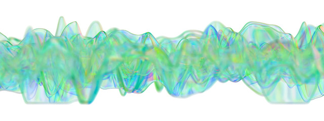 Digital data stream PNG transparent with abstract energy flow isolated