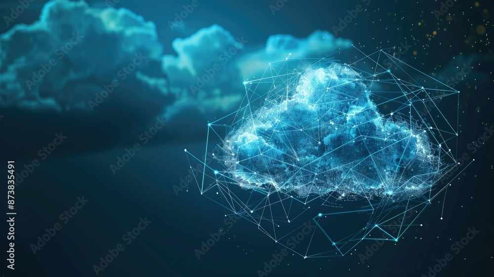 Poster circuit background data processing technology and cloud computing,