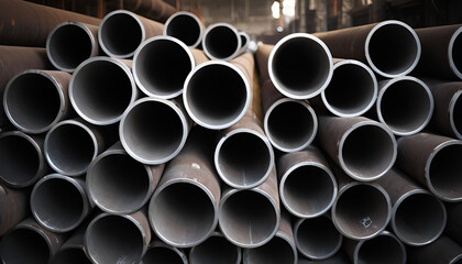 stack of pipes