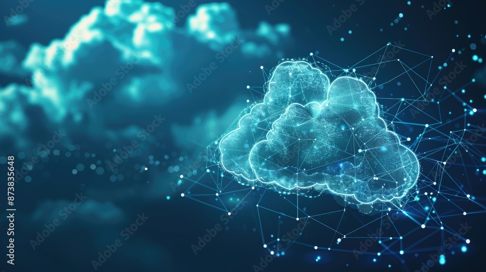 Poster circuit background data processing technology and cloud computing,