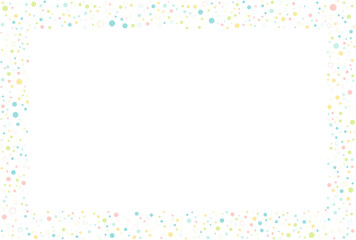 背景素材_ランダムドット_カラフル