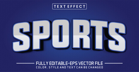 Sports  font Text effect editable