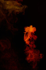 a fiery smoke