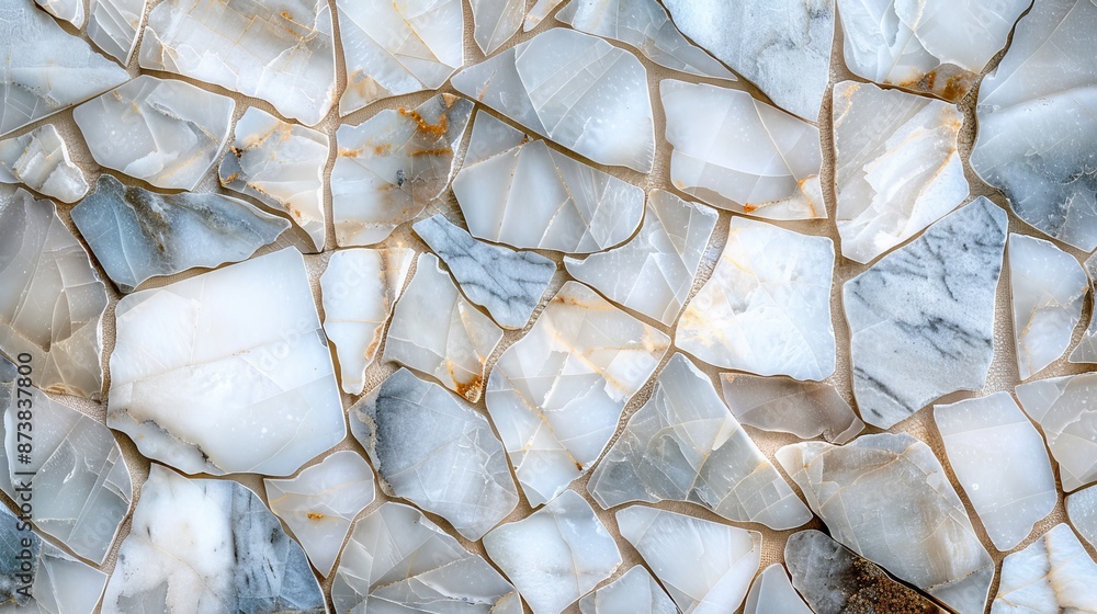 Poster beautiful blend of marble and quartz, creating a seamless and unique pattern. perfect for walls or f