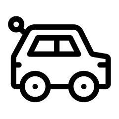 Toy Car Line Icon